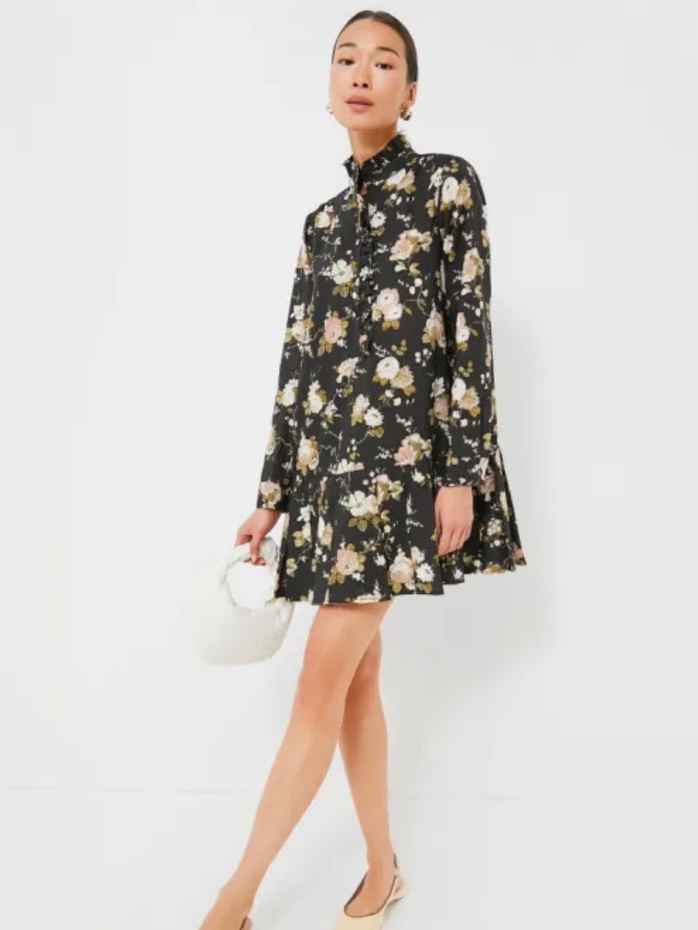 Tuckernuck Midnight Garden Black Floral Tate Mini Dress